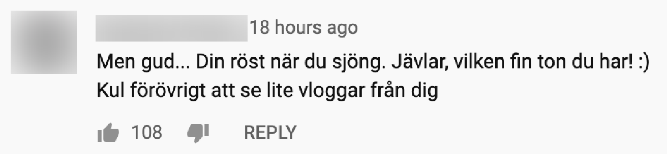 Bildkälla: Youtube/Linn Ahlborg Bildkälla: Youtube/Linn Ahlborg